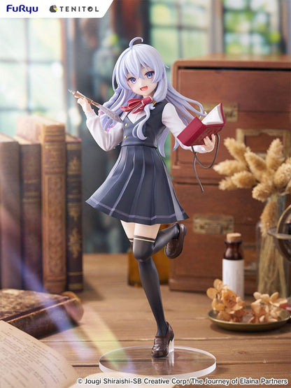 Wandering Witch: The Journey of Elaina Tenitol Høj PVC-statue Elaina skoleuniform Ver. 29 cm