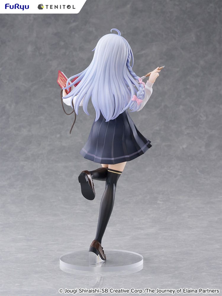 Wandering Witch: The Journey of Elaina Tenitol Høj PVC-statue Elaina skoleuniform Ver. 29 cm