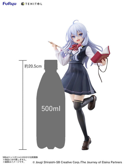 Wandering Witch: The Journey of Elaina Tenitol Høj PVC-statue Elaina skoleuniform Ver. 29 cm