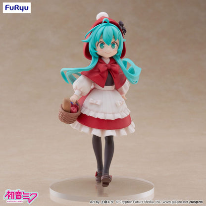 Hatsune Miku Desktop Fairy PVC Statue Hatsune Miku Lille rødhætte Ver. 16 cm