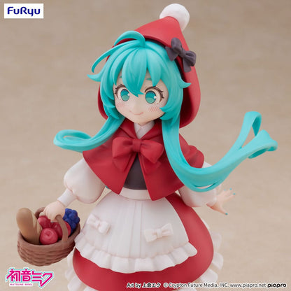 Hatsune Miku Desktop Fairy PVC Statue Hatsune Miku Lille rødhætte Ver. 16 cm