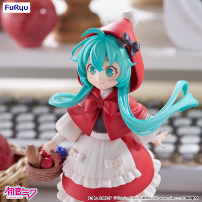 Hatsune Miku Desktop Fairy PVC Statue Hatsune Miku Lille rødhætte Ver. 16 cm