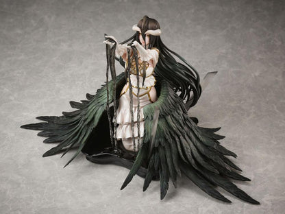 Overlord PVC -staty 1/7 albedo vit klänning ver. 17 cm