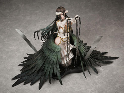 Overlord PVC -staty 1/7 albedo vit klänning ver. 17 cm