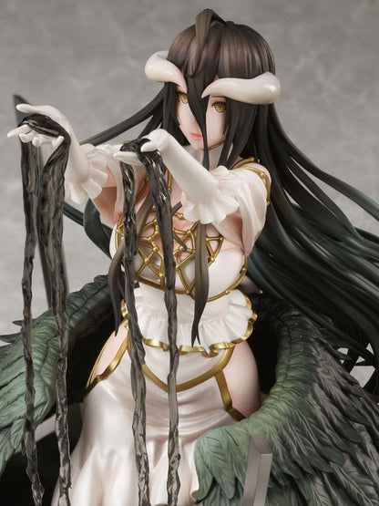 Overlord PVC -staty 1/7 albedo vit klänning ver. 17 cm