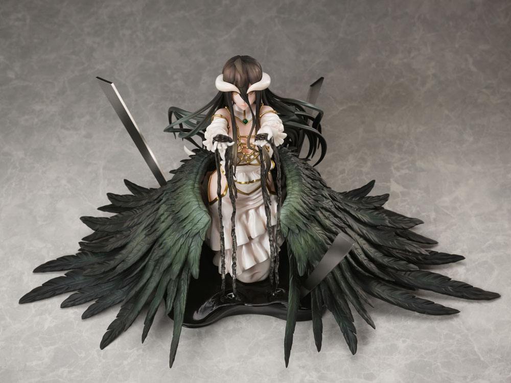 Overlord PVC -staty 1/7 albedo vit klänning ver. 17 cm