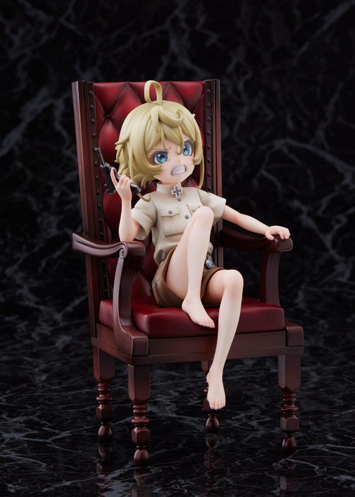 Saga de Tanya la estatua de PVC malvada 1/7 Tanya Degurechaff 19 cm