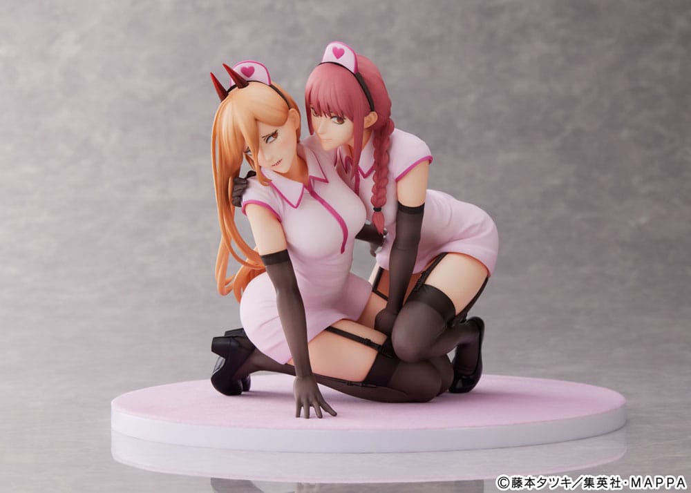 Chainsaw Man Pvc Statue 1/7 Power & Makima Nurse Ver. 14 cm