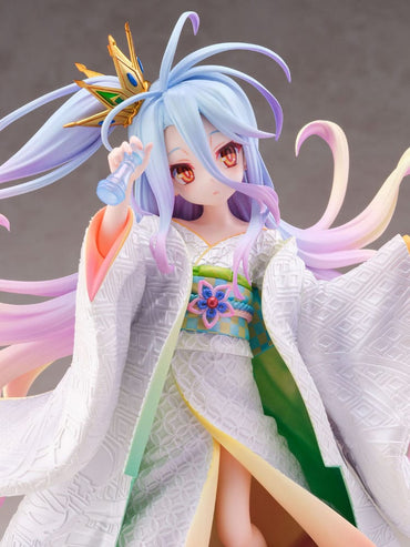 Nema igre bez života PVC Status 1/7 Shiro -shiromuku- 23 cm