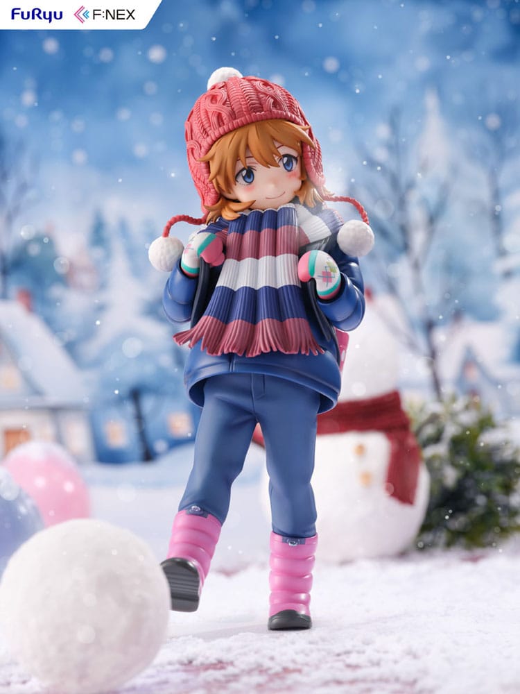 Evangelion: 3.0 + 1.0 tre ganger på en tid FNEX -statue 1/6 Asuka Shikinami Langley Winter Ver. 20 cm