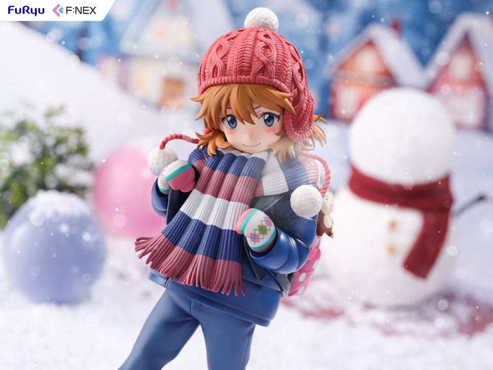 Evangelion: 3.0 + 1.0 Thrice Upon a Time FNEX Statue 1/6 Asuka Shikinami Langley Winter Ver. 20 cm