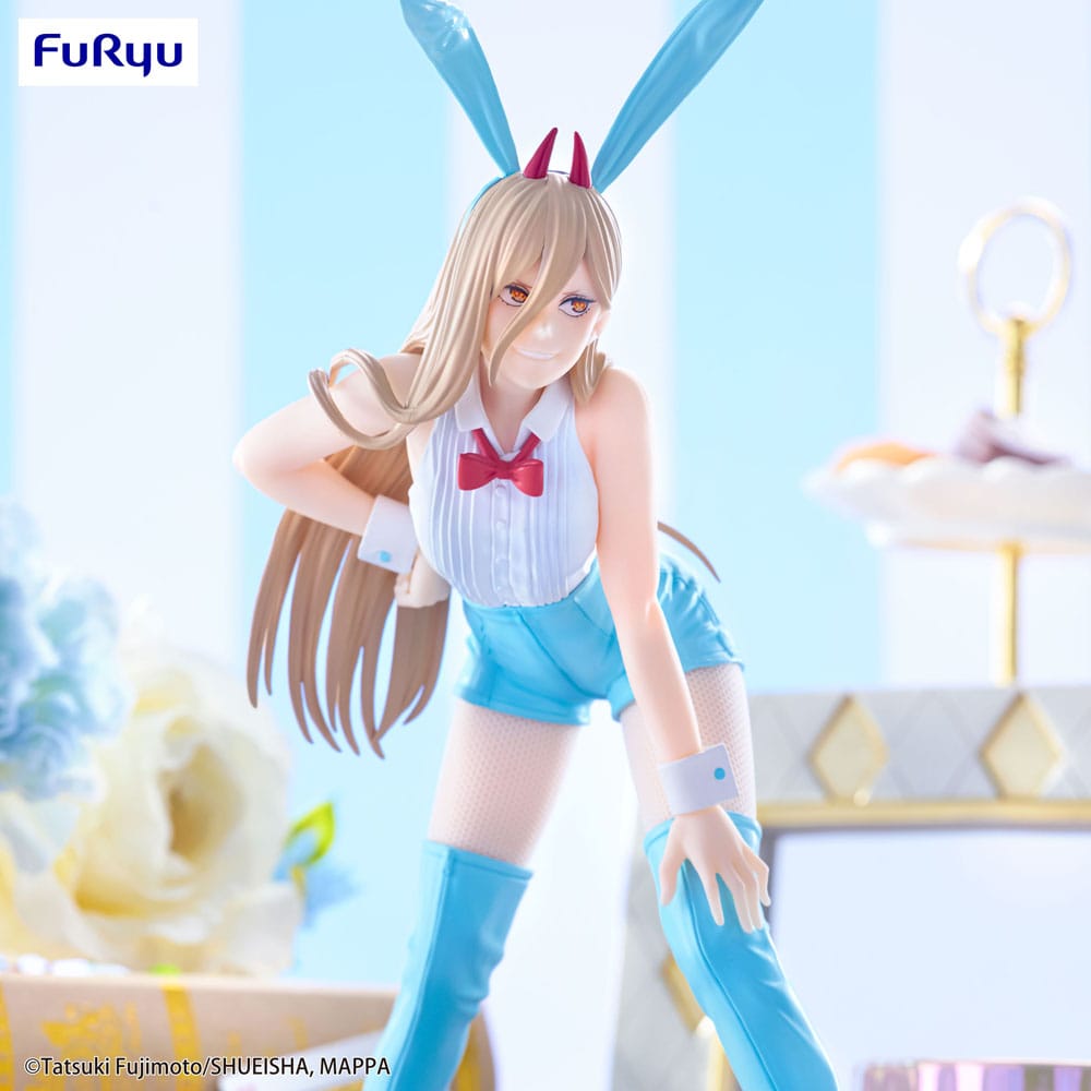 Chainsaw Man BiCute Bunnies PVC Statue Power Light Blue Boja Ver. 30 cm