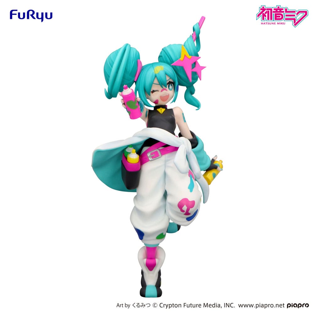 Hatsune Miku Trio-Try-iT PVC statua Miku Paint Girl 19 cm