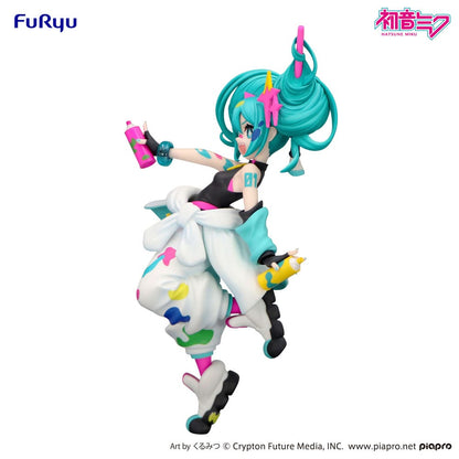 Hatsune Miku Trio-Try-iT PVC statua Miku Paint Girl 19 cm