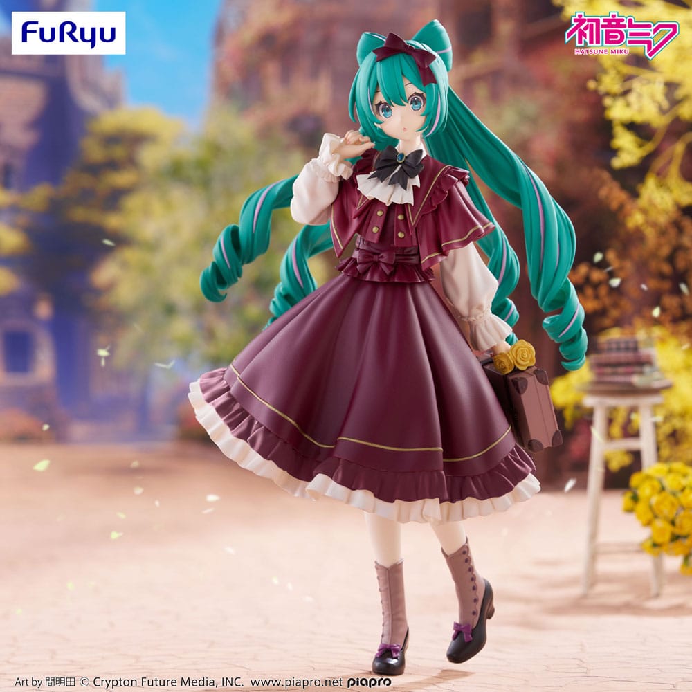 Hatsune Miku Trio-Try-iT PVC-statue Klassisk Retro Miku heo Europeisk Eksklusiv 19 cm