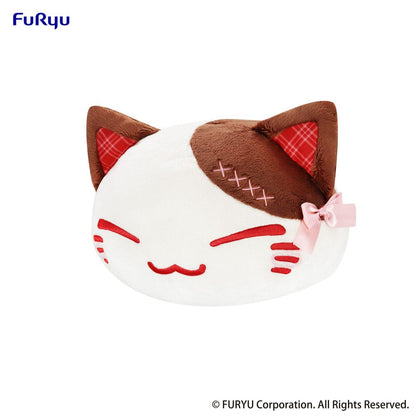 Nemuneko Kat Sweet Groot Pluche Figuur Bruin 35 cm