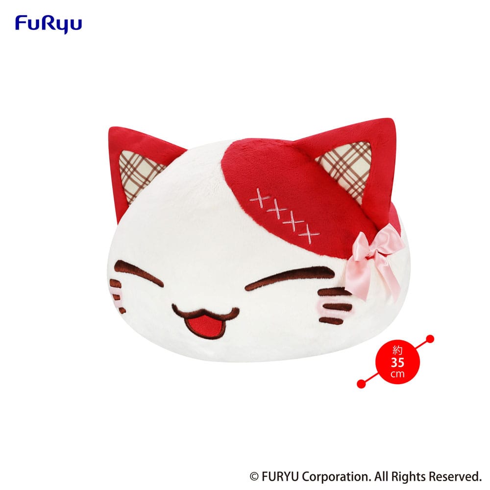 Nemuneko Cat Sweet Big Plüschfigur Rot 35 cm