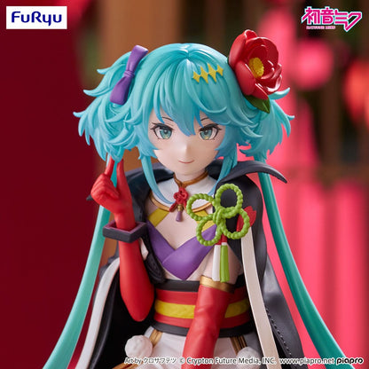 Hatsune Miku Nudelstopper PVC Statue Blumenfee Kamelie 15 cm