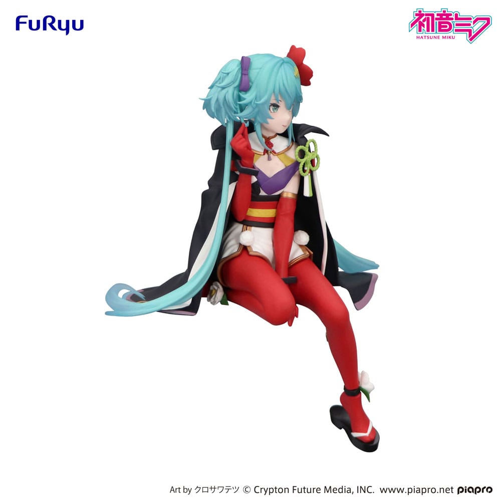 Hatsune Miku Nudelstopper PVC Statue Blumenfee Kamelie 15 cm