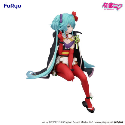 Hatsune Miku Nudelstopper PVC Statue Blumenfee Kamelie 15 cm