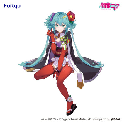 Hatsune Miku Nudelstopper PVC Statue Blumenfee Kamelie 15 cm
