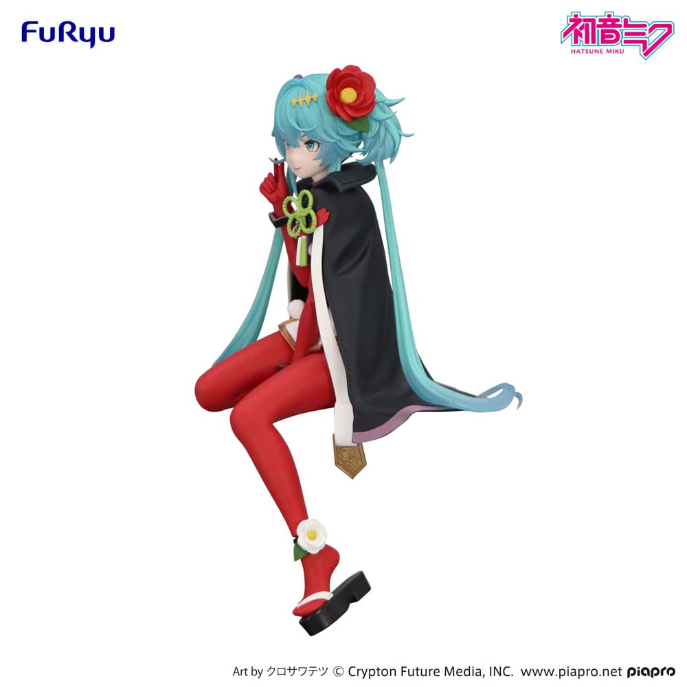 Hatsune Miku Nudelstopper PVC Statue Blumenfee Kamelie 15 cm
