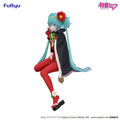 Hatsune Miku Nudelstopper PVC Statue Blumenfee Kamelie 15 cm