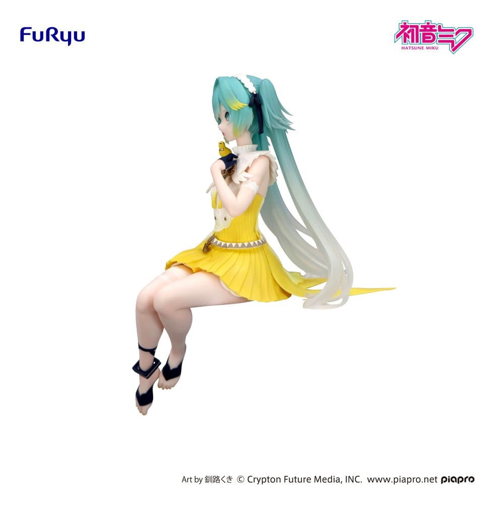 Hatsune Miku Noodle Stopper PVC Statue Canary Bird heo eksklusiv 14 cm