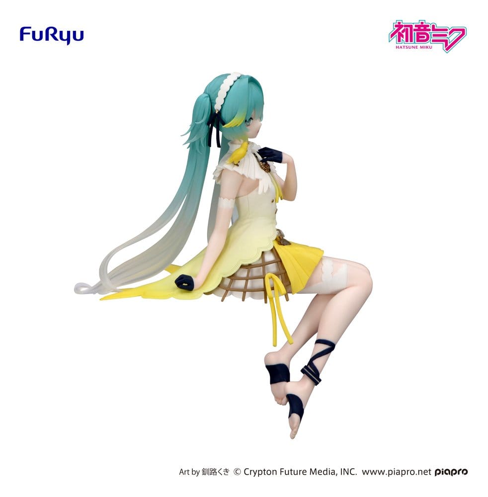 Hatsune Miku Noodle Stopper PVC Statue Canary Bird heo eksklusiv 14 cm