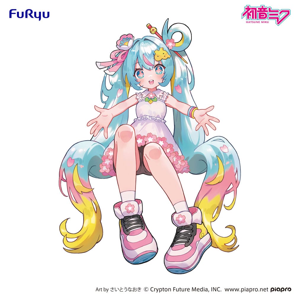 Hatsune Miku Noodle Stopper Statue PVC Hatsune Miku 10e anniversaire 14 cm