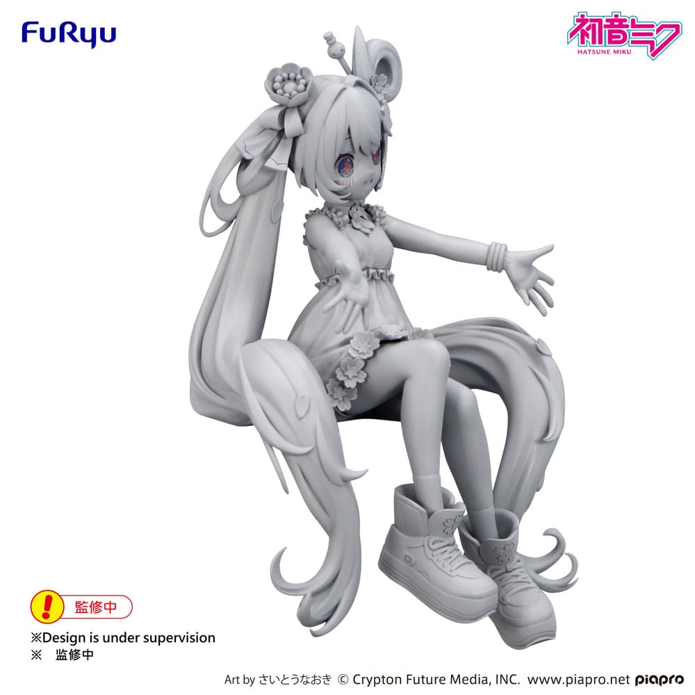 Hatsune Miku Noodle Stopper Statue PVC Hatsune Miku 10e anniversaire 14 cm
