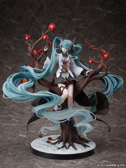 Estatua de PVC vocaloide 1/7 Hatsune Miku 2022 Chino Año Nuevo Ver. 30 cm