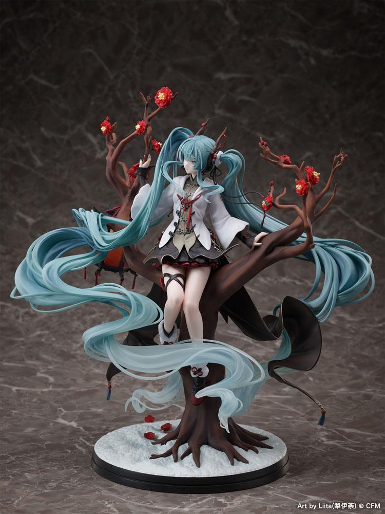 Estatua de PVC vocaloide 1/7 Hatsune Miku 2022 Chino Año Nuevo Ver. 30 cm