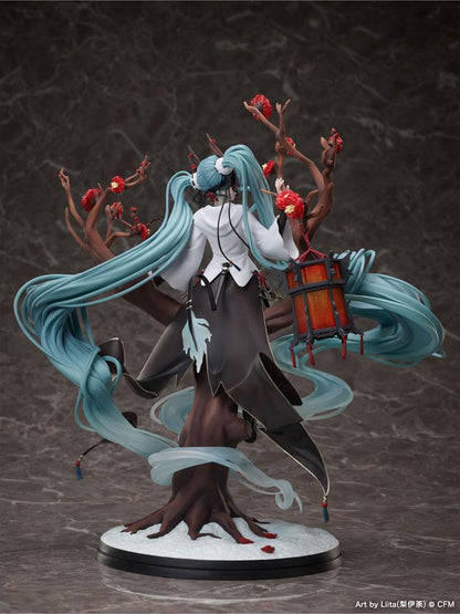 Estatua de PVC vocaloide 1/7 Hatsune Miku 2022 Chino Año Nuevo Ver. 30 cm