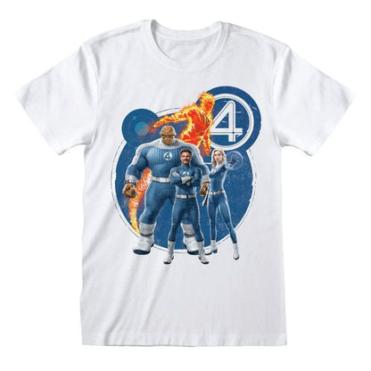 Grupo de camisetas de los 4 fantásticos