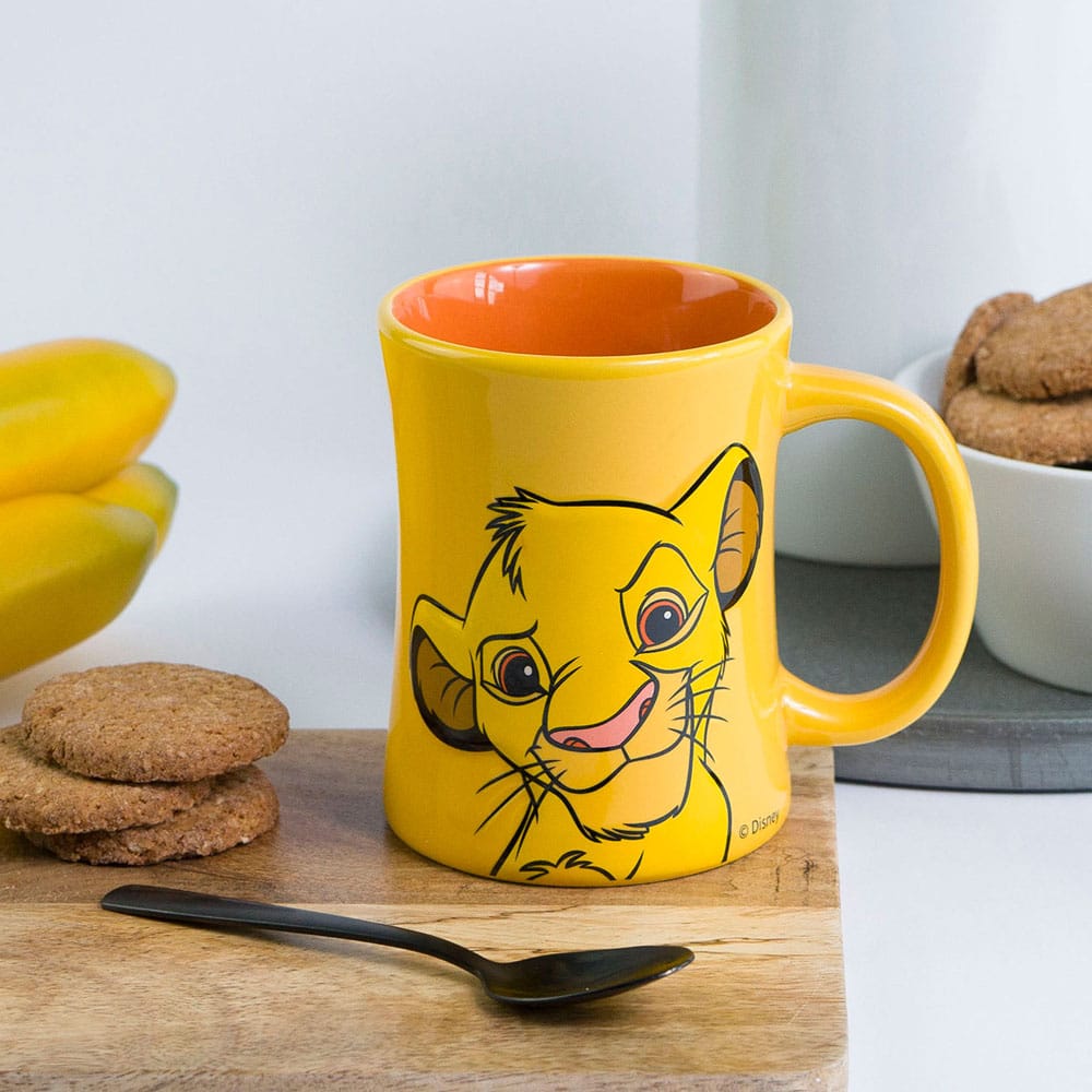 Disney Lejonkungen 3D Reliefmugg Simba 360 ml
