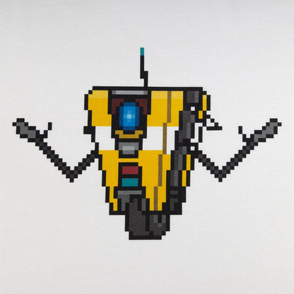 Borderlands T-Shirt Claptrap Pixel Art