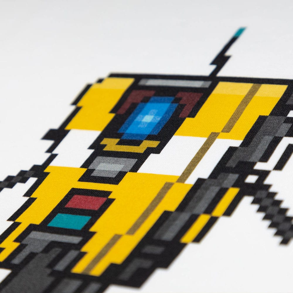 Borderlands T-Shirt Claptrap Pixel Art