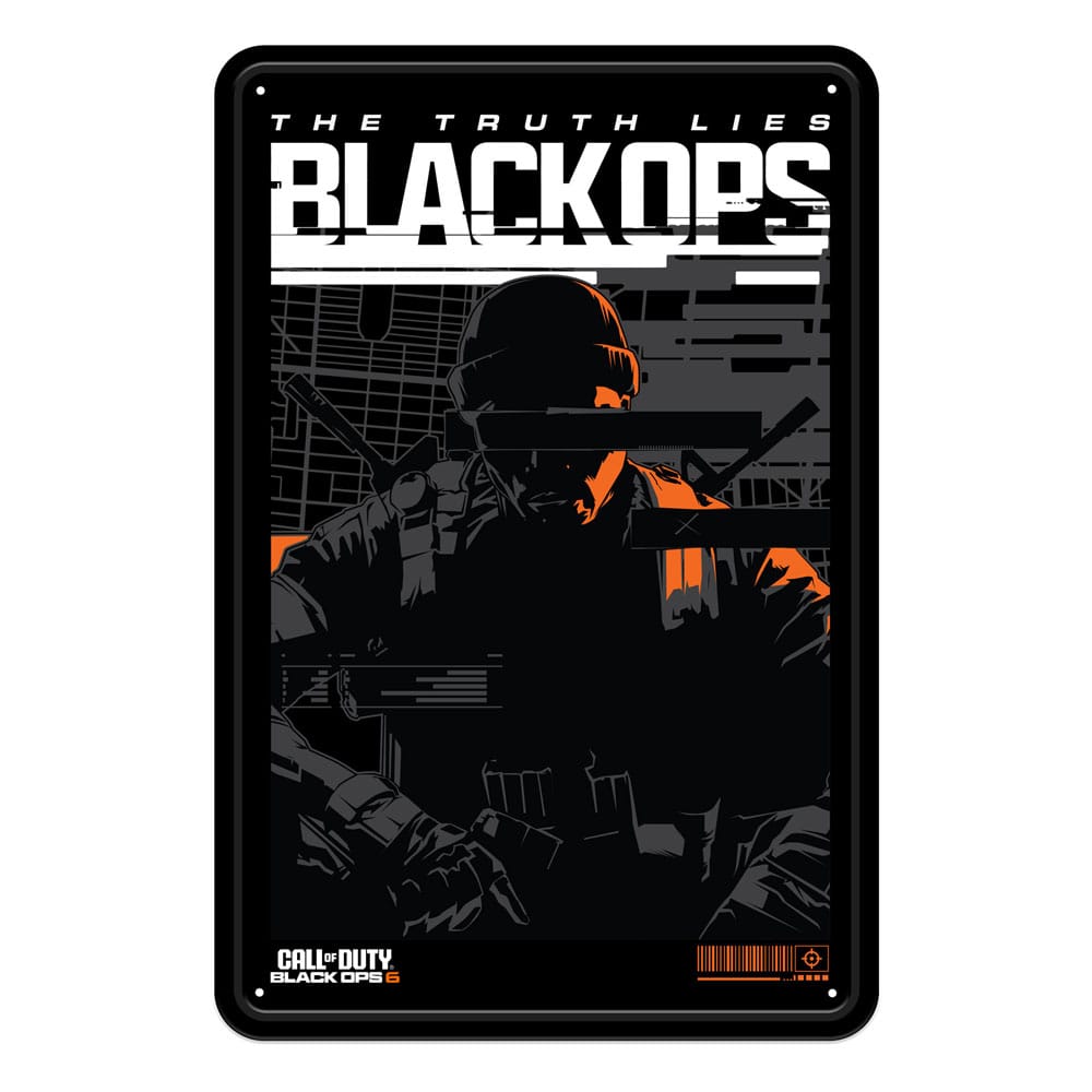 Call of Duty: Black Ops 6 Metal Sign Black Ops 6 20 x 30 cm