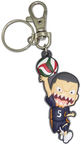 Haikyu !! Porte-clés en PVC Tanaka