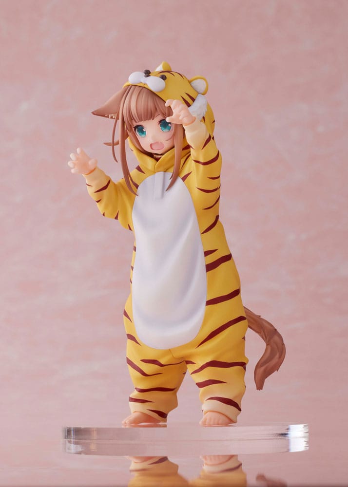 Min kat er en Kawaii Girl Statue Palette Dress-Up Collection: Tora Kinako 15 cm