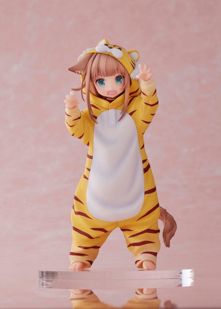 Min kat er en Kawaii Girl Statue Palette Dress-Up Collection: Tora Kinako 15 cm