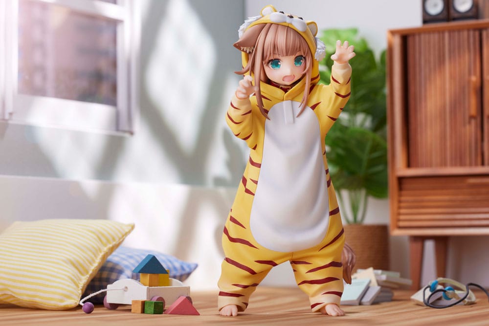 Min kat er en Kawaii Girl Statue Palette Dress-Up Collection: Tora Kinako 15 cm