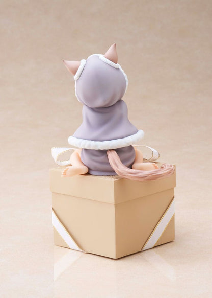 Min kat er en Kawaii Girl -statue til stede Kinako 15 cm