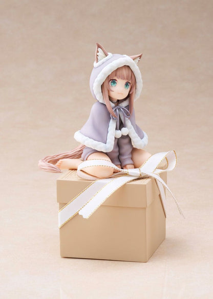 Min kat er en Kawaii Girl -statue til stede Kinako 15 cm