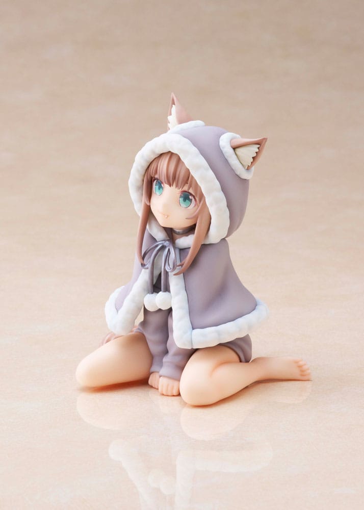 Min kat er en Kawaii Girl -statue til stede Kinako 15 cm