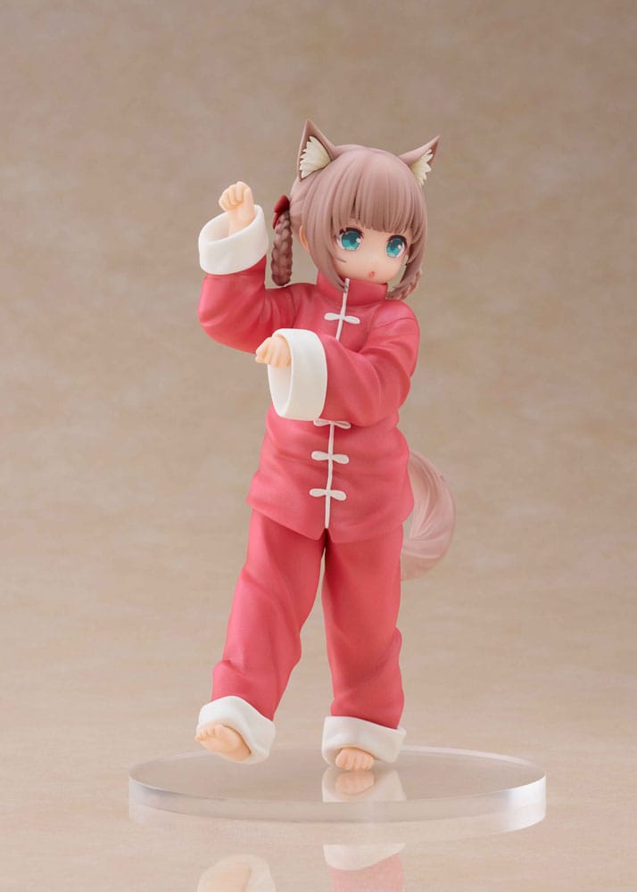 Min katt är en Kawaii Girl Palette Dress-Up Collection Statue Kinako Nyang Fu Ver. 15 cm