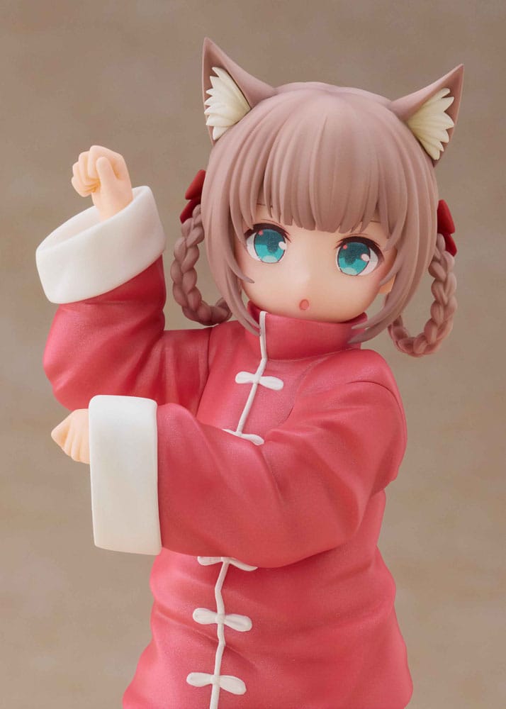 Min katt är en Kawaii Girl Palette Dress-Up Collection Statue Kinako Nyang Fu Ver. 15 cm