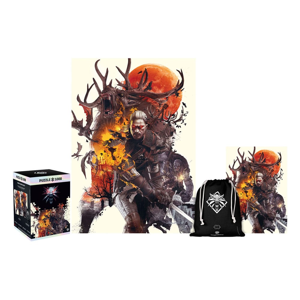 Witcher Premium Puzzle Monsters (1000 stykker)