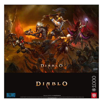 Diablo -Gaming -Puzzle -Helden Kampf (1000 Stücke)